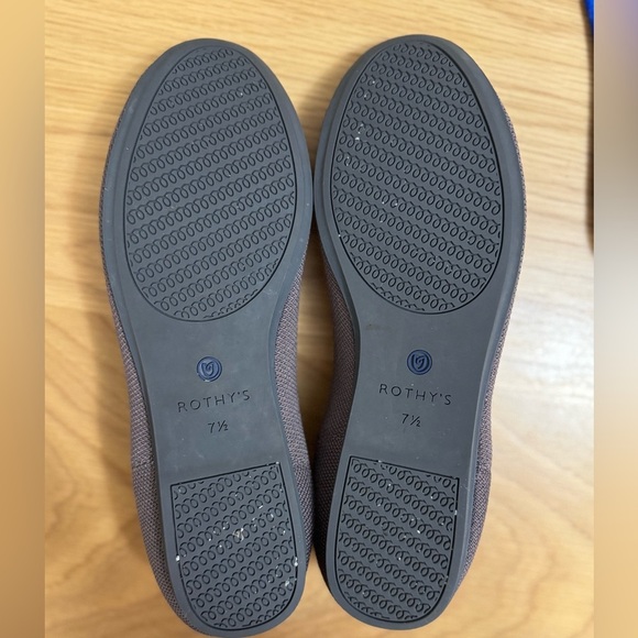 Rothy’s The Flat Round Toe – Retired Color “Mink” – Size 7.5  Washable Eco Flats - Picture 10 of 12